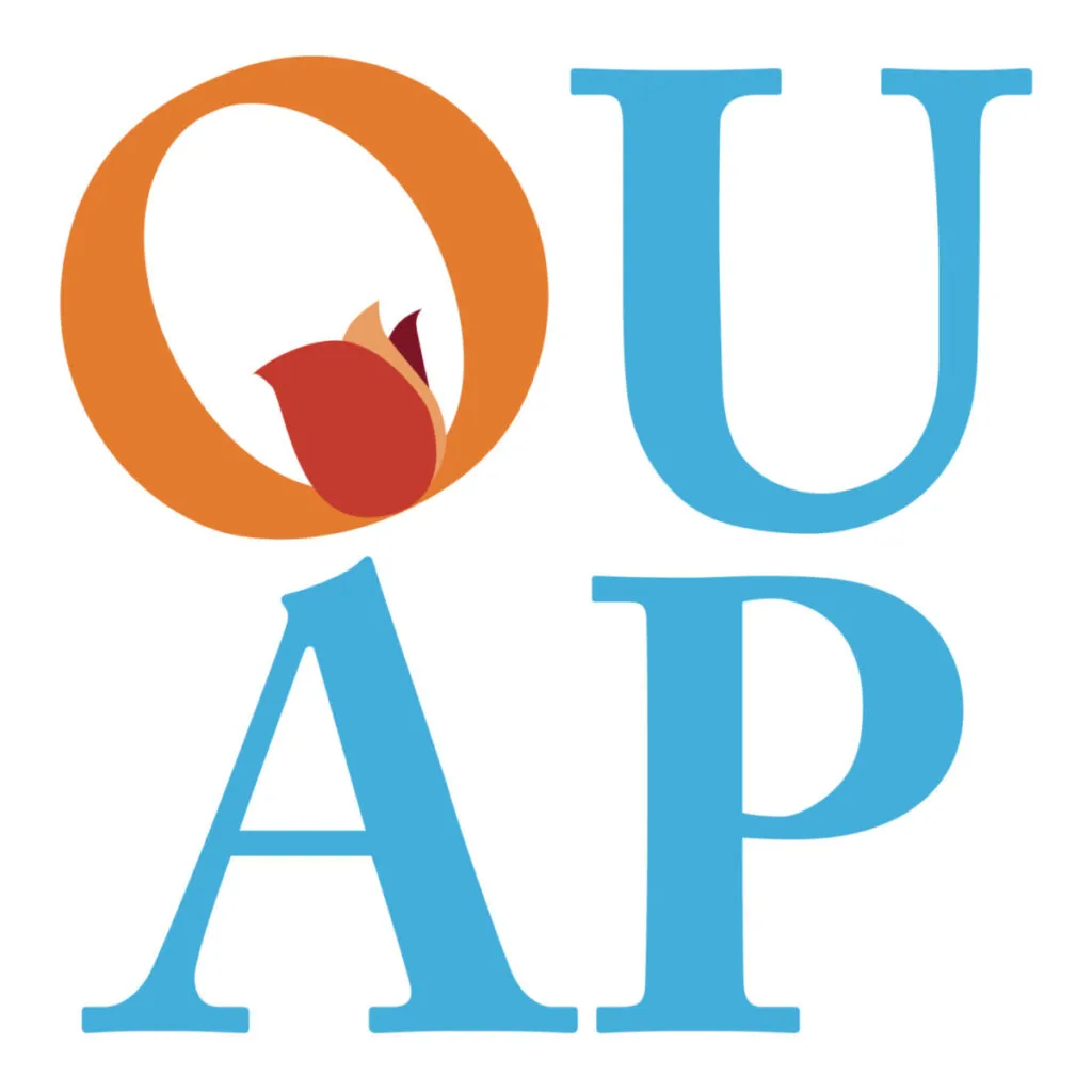 Once Upon a Preemie logo showing the letters OUAP